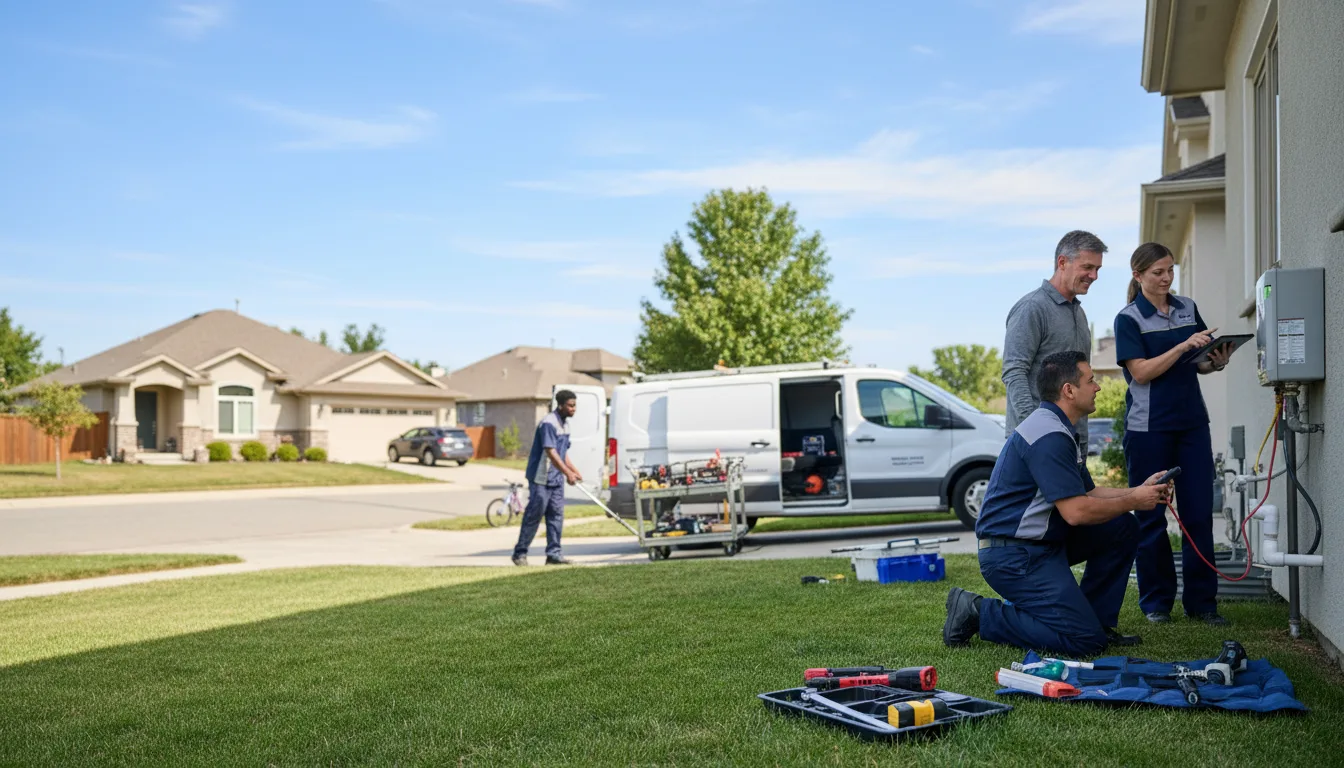 Tankless water heater service in Stockertown, PA